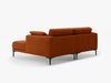 Micadoni Ecksofa Bemy 2-Sitzer Rechts Samt Terrakotta Bild 3
