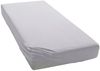 Estella Zwirnjersey Spannbetttuch 180/200 - 200/220 cm platin (915) Bild 3