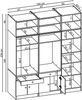 Roomart Schrankwand für Waschküche & Hauswirtschaftsraum Mit Schubladen und Ausziehbrett • Schwarz eiche Bild 5