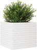 vidaXL Pflanzkübel Weiß 50x50x45,5 cm Massivholz Kiefer 847244 Bild 4