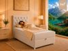 Best for Home Boxspringbett Trinity K-14 Boxspringbett mit Bettkasten & Bonnell-Federkern (Einzelbett, Polsterbett gepolstertes Kopfteil, Jugendbett, Kinderbett, 3-St, 70x200 80x200 90x200 100x200 cm), Handwerksqualität, TOP Preis-Leistungs-Verhältnis Bild 2