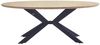 HOME DELUXE Esstisch Oval AVENTIS inkl. Sternfuß - 200 x 120 cm Fishbone Oak Bild 2