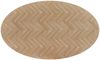 HOME DELUXE Esstisch Oval AVENTIS inkl. Sternfuß - 200 x 120 cm Fishbone Oak Bild 4
