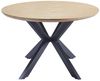 HOME DELUXE Esstisch Oval AVENTIS inkl. Sternfuß - 200 x 120 cm Fishbone Oak Bild 3