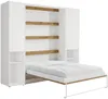 Vente-unique - RAPILI Bett Holz, Platte BeigeWeiß - B 50 cm239,2 cm x H 225,2 cm x L 279 cm Bild 3