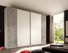 Kleiderschrank >Ketty< in Weiß / Beton - 315x225x61cm (BxHxT) Bild 2