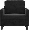 vidaXL Sessel Schwarz 60 cm Samt Bild 3