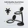 Goobay Lupenlampe 6 W LED Lupenleuchte mit Standfuß, SMD LED, kaltweiß, 6500 K Bild 3