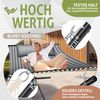 KESSER® Hängematte HILL mit Gestell Kissen Doppelhängematte für 2 Personen-Stabiler Rahmen -200kg Belastbarkeit Indoor & Outdoor XXL Hängesessel Doppel Mehrpersonen Garten Pool Balkon Terrasse Grau Bild 4
