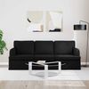 vidaXL Sofa Schwarz 201 x 80 x 85 cm Stoff 42024499 Bild 3