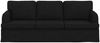 vidaXL Sofa Schwarz 201 x 80 x 85 cm Stoff 42024499 Bild 4