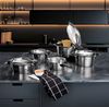Fissler Intensa® Topf-Set 5-tlg. mit Metalldeckel und Stielkasserolle Bild 4