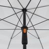 Doppler Sonnenschirm / Mittelmastschirm "myZONE 200 Manual", Blockstreifen anthrazit, Ø 200 cm Bild 5