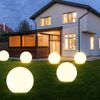 6x LED Solarleuchte, Kugel weiß, DM 20 cm, H 62 cm Bild 4