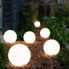 6x LED Solarleuchte, Kugel weiß, DM 20 cm, H 62 cm Bild 5