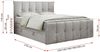 Boxspringbett KING DE LUX - 7-Zonen Matratze - PREMIUM-11-KING - 160x200cm - Hellgrau Velours - H3 Bild 5