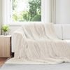 vidaXL Wohndecken 6 pcs Creme 270 x 240 cm Fleece 42016900 Bild 1
