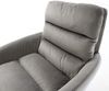 Freischwinger Abelia-Flex mit Armlehnen Samt Grau Freischwinger flach Edelstahl Bild 4