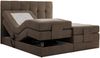 Elektrisches Bett, Boxspringbett mit Multipocket-Matratzen und Elektrisch verstellbare - VITTORIA - 140 x 200 cm - Braun Velvet - H3 Bild 4