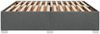 Bettgestell ohne Matratze, ohne Kopfteil, Stoff, Dunkelgrau, 180x200 cm Bild 5