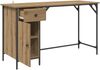 vidaXL Computertisch Artisan-Eiche 131 x 48 x 75 cm Holzwerkstoff 882833 Bild 5