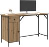vidaXL Computertisch Artisan-Eiche 131 x 48 x 75 cm Holzwerkstoff 882833 Bild 3