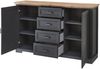 Sideboard >JASMIN< (BxHxT: 165x102x41 cm) in Artisan/graphit Bild 2