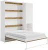 Vente-unique - RAPILI Bett Holz, Platte BeigeWeiß - B 50 cm239,2 cm x H 225,2 cm x L 229 cm Bild 4