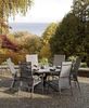 Gartenesstisch Kenora aus Aluminium und Keramik, modern, rund in Grau, für 4–6 Personen Bild 5