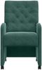 vidaXL Esszimmerstühle mit Rollen 2 pcs Dunkelgrün 58 x 67 x 97 cm 42017868 Bild 4
