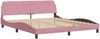 vidaXL Bettgestell ohne Matratze "Hanko" Rosa 180x200 cm Samt 3207866 Bild 4