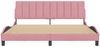 vidaXL Bettgestell ohne Matratze "Hanko" Rosa 180x200 cm Samt 3207866 Bild 5