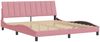 vidaXL Bettgestell ohne Matratze "Hanko" Rosa 180x200 cm Samt 3207866 Bild 3
