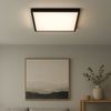 LED Deckenleuchte, Backlight, schwarz, quadratisch, L 42,2 cm Bild 3