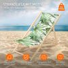 ECD Germany Gartenliege Holz Liegestuhl Beachstuhl klappbarer Strandstuhl Strandliege Liege, 2 St, 2er Set Sonnenliege mit 3-Fach verstellbarer Rückenlehne Relaxliege Bild 2