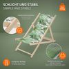 ECD Germany Gartenliege Holz Liegestuhl Beachstuhl klappbarer Strandstuhl Strandliege Liege, 2 St, 2er Set Sonnenliege mit 3-Fach verstellbarer Rückenlehne Relaxliege Bild 3