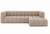 Kaiser Möbel Ecksofa Moderne aus Veloursstoff Salvador Grand L 318 cm, Ecksofa, Tiefe Sitzflächen,Premium-Velours Salvador,Design Soft-Cube Bild 2
