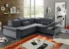 Ecksofa Couch WAYNE Sofa Schlafcouch Bettsofa Sofabett anthrazit L-Form rechts Bild 3