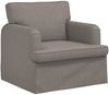 vidaXL Sofa Taupe 84 x 80 x 85 cm Stoff 42024480 Bild 2