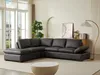 Vente-unique - Ecksofa Leder - Ecke Links - Braun- ONYX II Bild 3