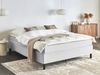 Boxspringbett ohne Kopfteil Stoff COUNTESS 160 x 200 cm Hellgrau Bild 3