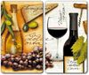 KESPER 3653713 Multi-Glasschneideplatte 2er Pack Motiv ITALIEN / Herdabdeckplatte / Glasschneidbrett / Glasplatte / Spritzschutz Bild 2