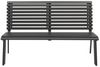 DEGAMO Gartenbank KONSTANZ, 3-sitzer, Aluminium rostfrei in anthrazit, modern Bild 4