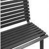 DEGAMO Gartenbank KONSTANZ, 3-sitzer, Aluminium rostfrei in anthrazit, modern Bild 3
