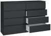ibonto KOMMODE SCHWARZ 40x138x97cm (H 97 x T 40 x B 138 cm) Bild 2