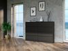 ibonto KOMMODE SCHWARZ 40x138x97cm (H 97 x T 40 x B 138 cm) Bild 3
