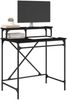 vidaXL Schreibtisch Schwarz Eichen-Optik 80 x 50 x 90 cm Holzwerkstoff 881281 Bild 3