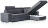 Ecksofa Schlafsofa NOLAN XS inkl. USB in Stoff Element Beige Ottomane Rechts Bild 3