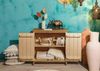 Kommode Mango 80x48x78 natur lackiert KASHMIR #108 Bild 4