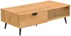 Vente-unique - SINOLO Couchtisch Holz, Platte Beige - B 60 cm x H 38 cm x L 120 cm Bild 3